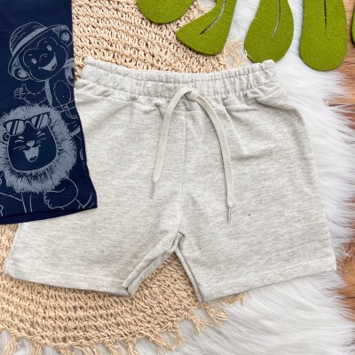 Conj. Regata Adventure Safari e Bermuda - Marinho e Mescla